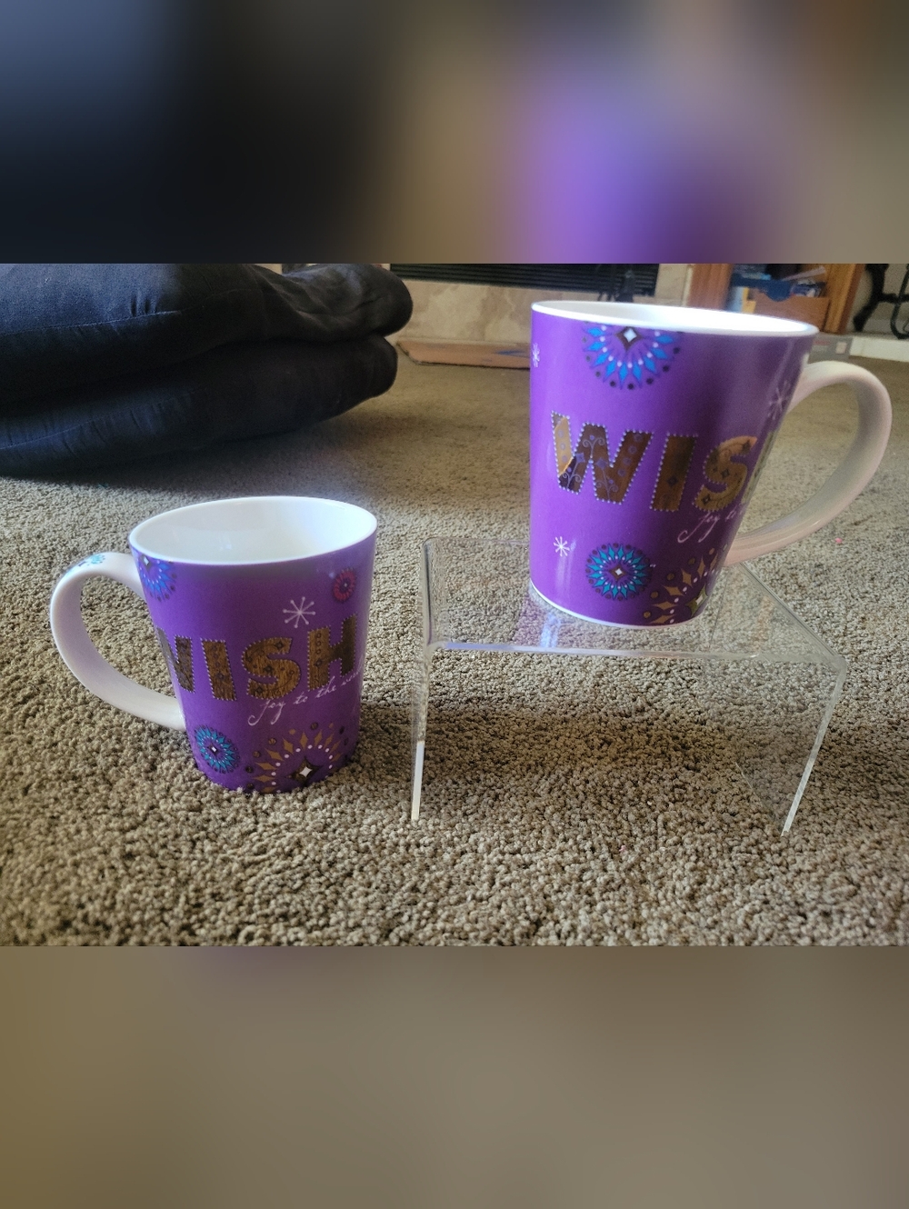 NWOT 2- 2006 HOLIDAY "Wish" Starbuck's Mugs
